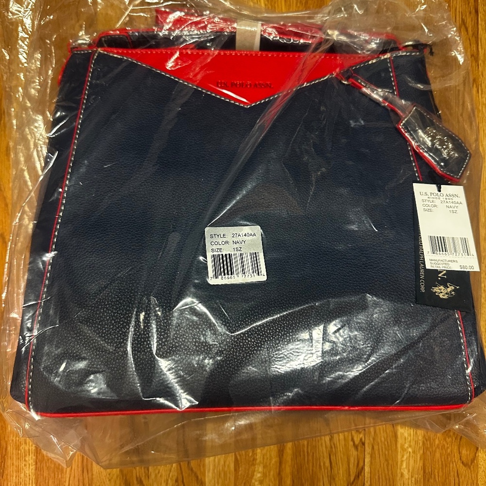 U.S. Polo Assn Navy Purse set